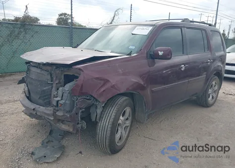 2013 Honda Pilot Ex z USA, uszkodzony, nr VIN 5FNYF4H4XDB071522